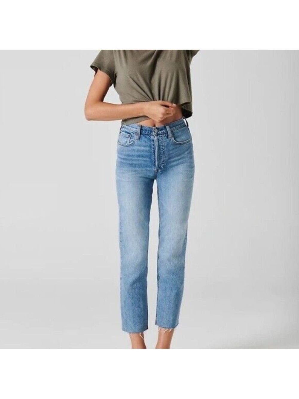 J35 Cropped Aritzia Denim Forum Arlo High Rise Jeans